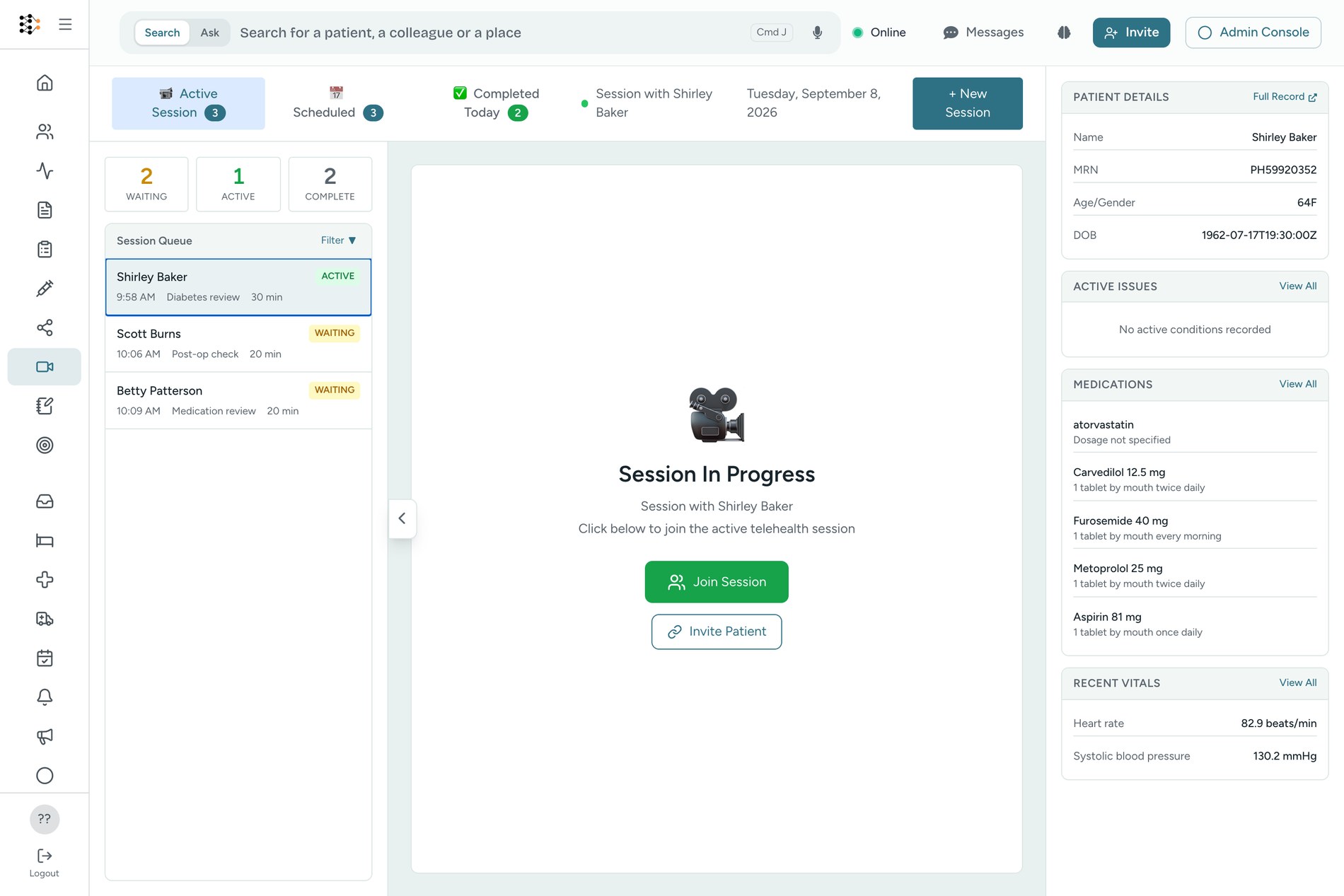 Telehealth on IASORA